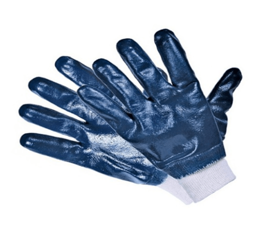 Перчатки нитриловые полное покрытие STRONG (манжет резинка).